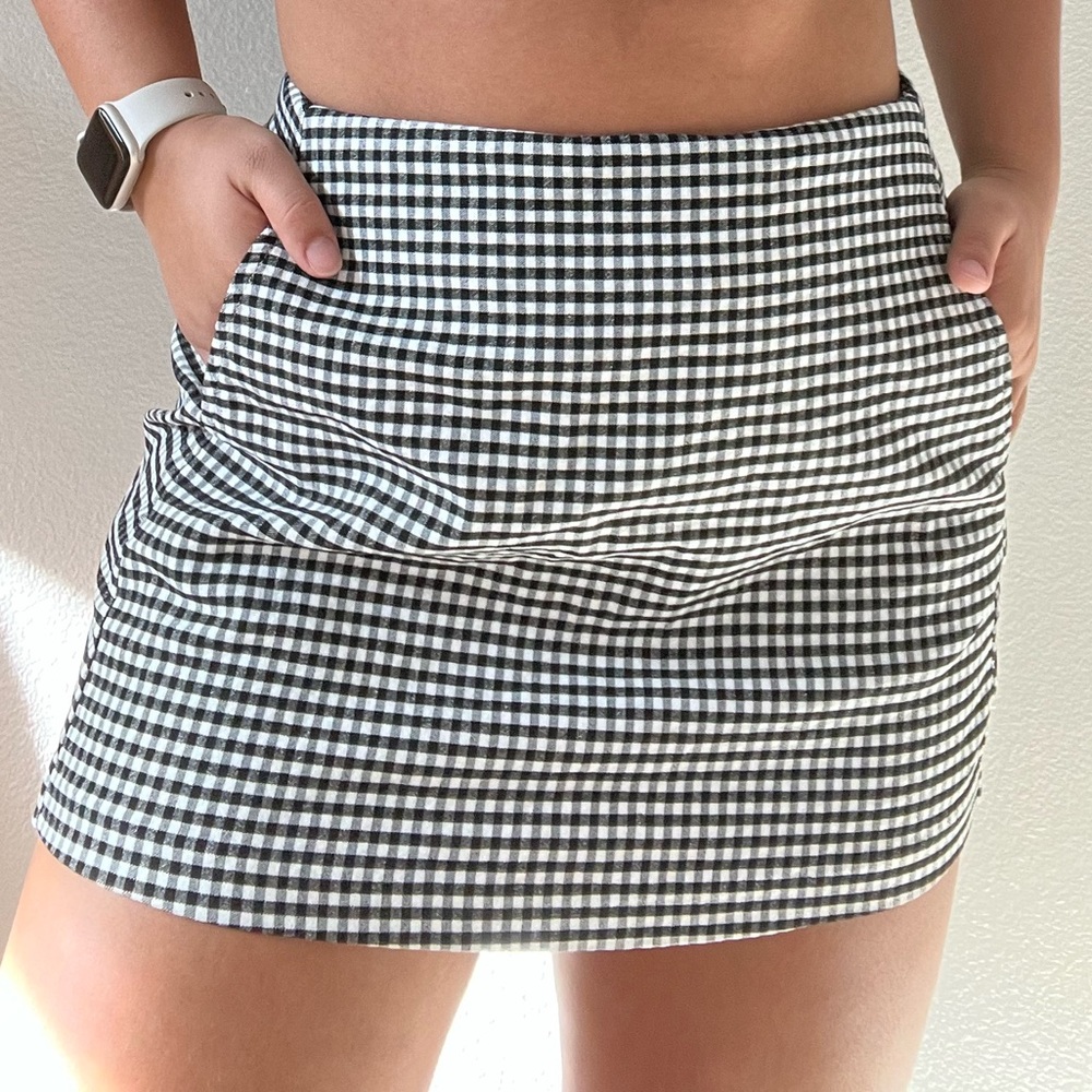 Gingham Skirt
